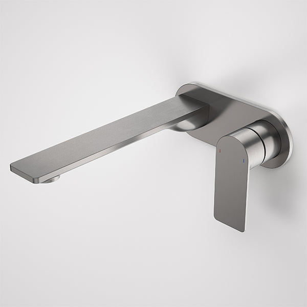 Caroma Urbane II 220mm Lead Free Wall Basin/Bath Mixer Round Gunmetal