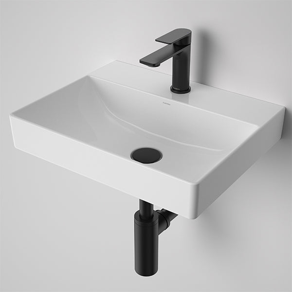 Caroma Basin Dome Pop Up Waste Long - Matte Black