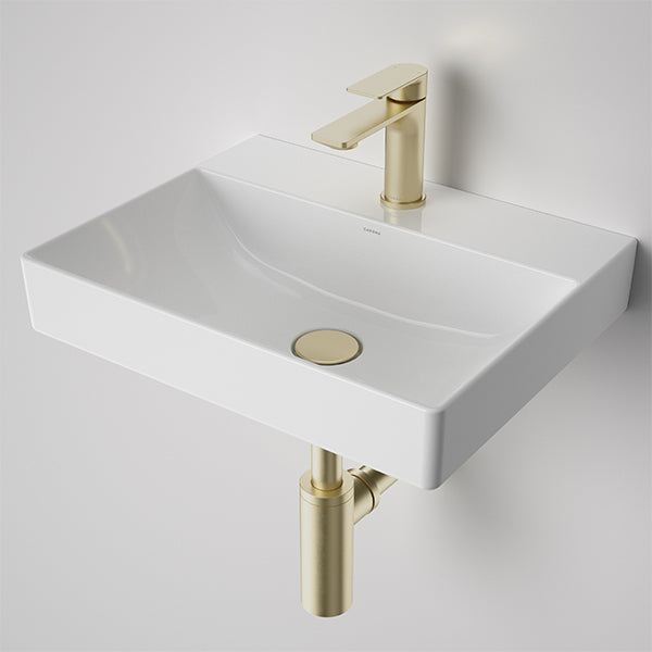 Caroma Basin Dome Pop Up Waste Long - Brushed Brass