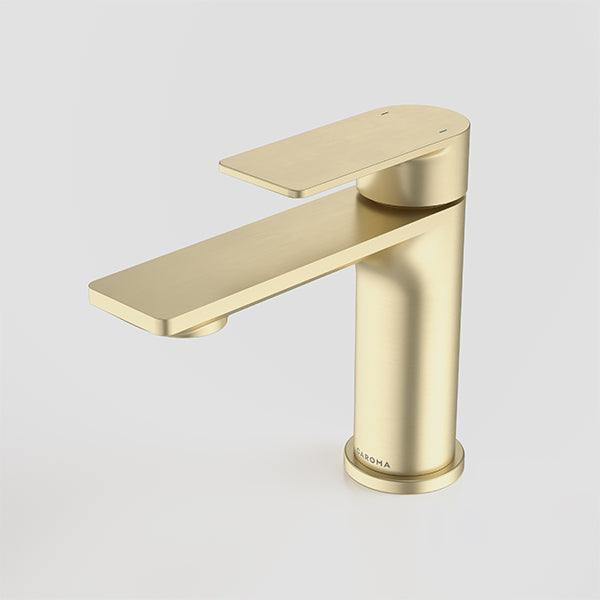 Caroma Urbane II Lead Free Basin Mixer Brushed Brass