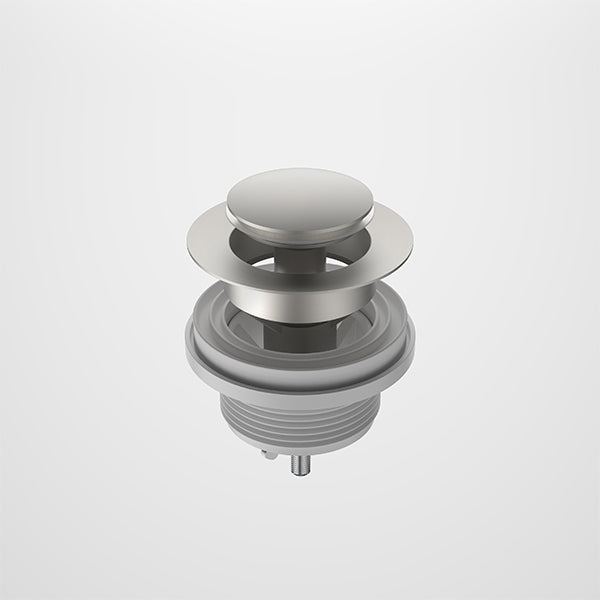 Caroma Bath Pop-up Plug & Waste Brushed Nickel