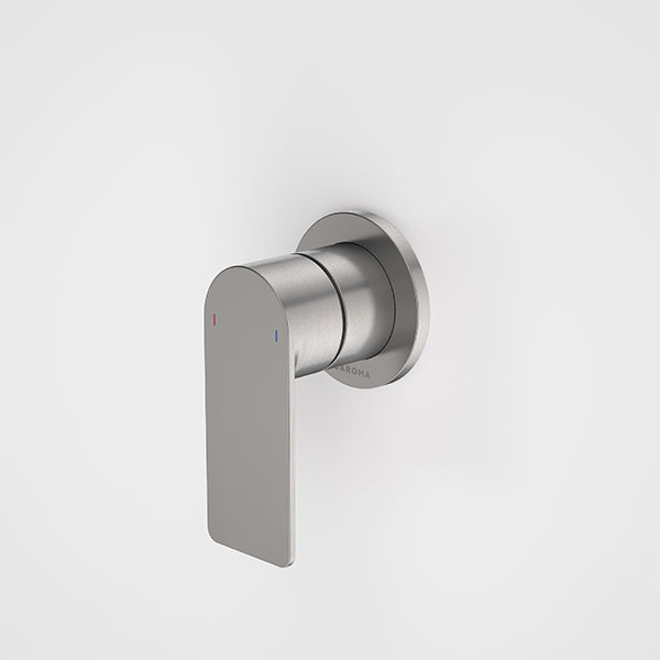 Caroma Urbane II Bath/Shower Mixer Round Plate Gunmetal - The Blue Space