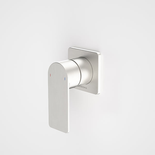 Caroma Urbane II Bath/Shower Mixer Square Brushed Nickel
