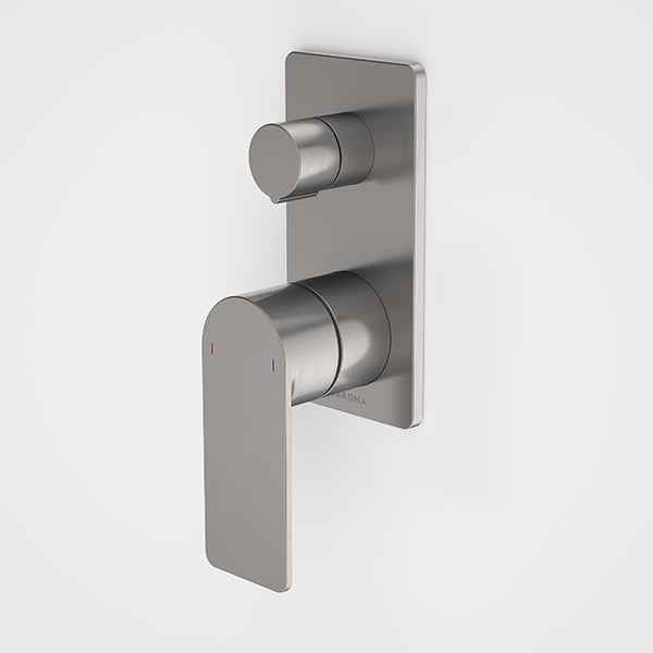 Caroma Urbane II Bath/Shower Mixer with Diverter Rectangle Gunmetal
