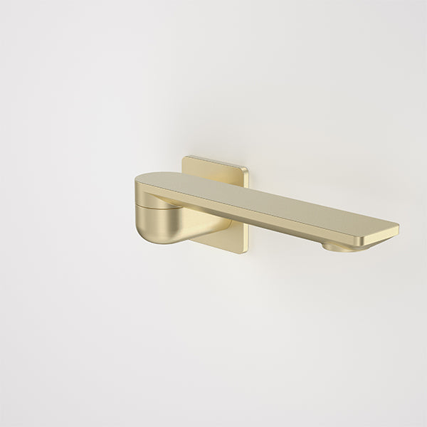 Caroma Urbane II 220mm Square Bath Swivel Outlet Brushed Brass