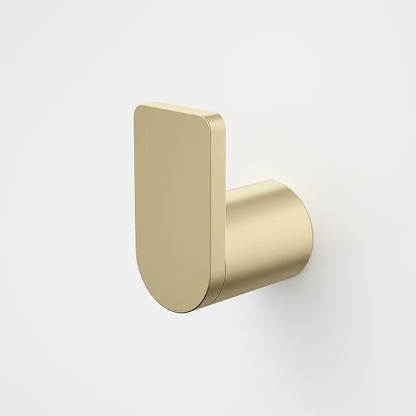 Caroma Urbane II Robe Hook Brushed Brass - The Blue Space