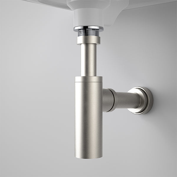 Caroma 40mm Bottle Trap - Brushed Nickel