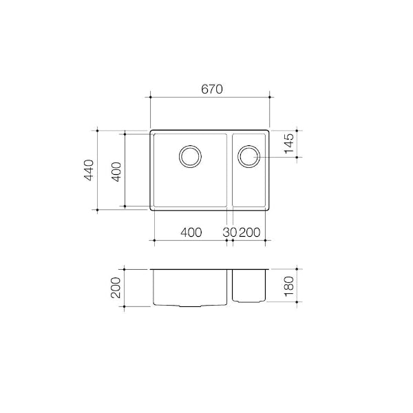 Clark Prism 1.5 Bowl Undermount/Overmount Kitchen Sink