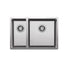 Clark Prism 1.5 Right Hand Bowl Undermount/Overmount Kitchen Sink - The Blue Space