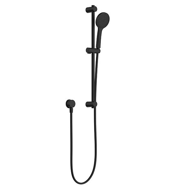 Clark Round II Rail Shower Matte Black - The Blue Space