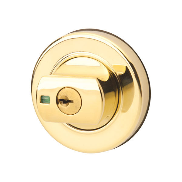 Lockwood 005 Double Cylinder Round Deadbolt Everbrass