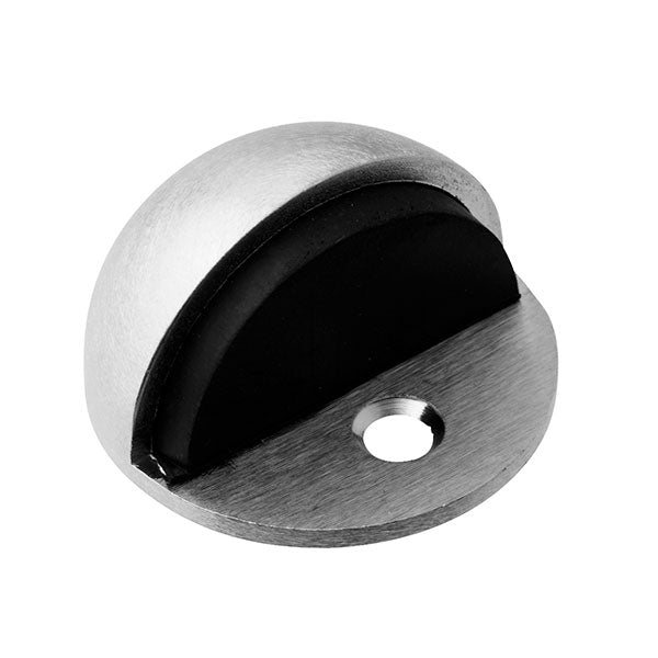 Lockwood A290 Half Moon Door Stop Brushed Satin Chrome
