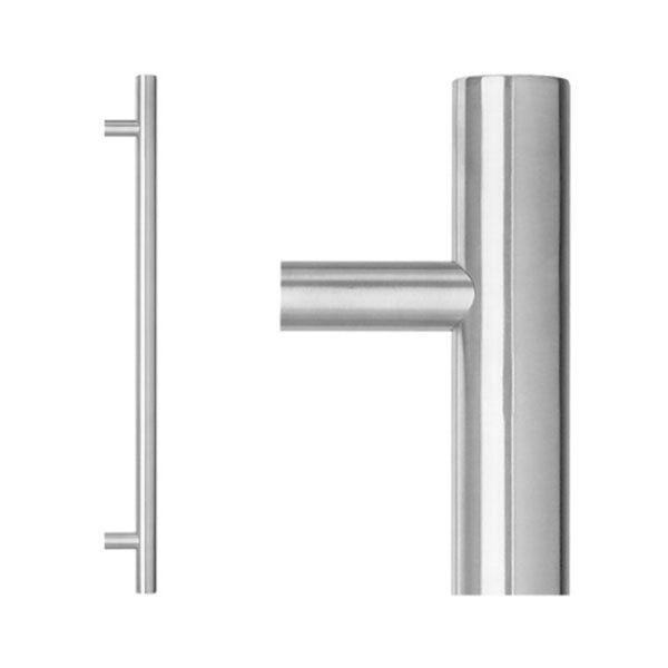Lockwood Entrance Pull Door Handle 142 Satin Stainless Steel