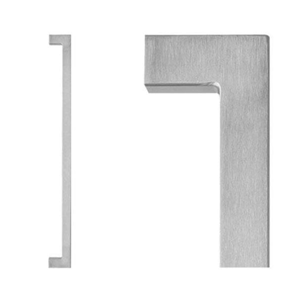 Lockwood Entrance Pull Door Handle 143 Satin Stainless Steel