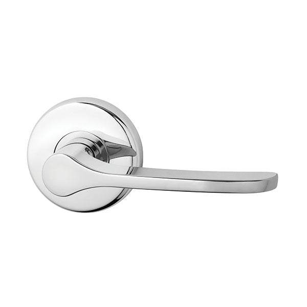 Lockwood Saltbush L34 Velocity Passage Lever Set Large Round Rose Chrome Plate - The Blue Space