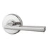 Lockwood Hakea L28 Velocity Passage Lever Set Large Round Rose Satin Chrome Pearl  - The Blue Space