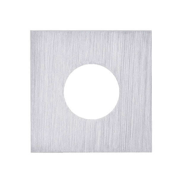 Lockwood Velocity Series Square Trim Large Rose Passage Door Handle Set Brushed Satin Chrome