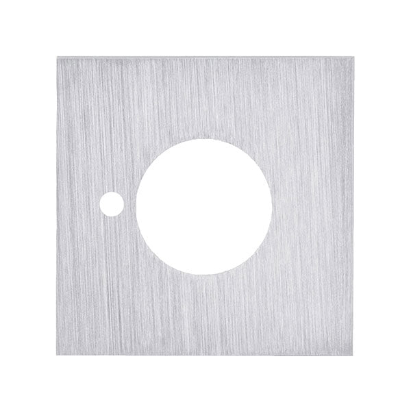 Lockwood Velocity Series Square Trim Large Rose Privacy Door Handle Set Brushed Satin Chrome