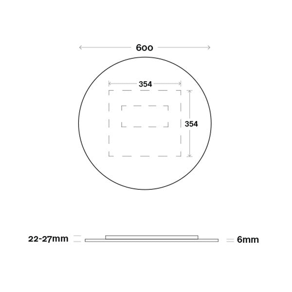 Marquis Orbit Mirror - 600mm to 1200mm