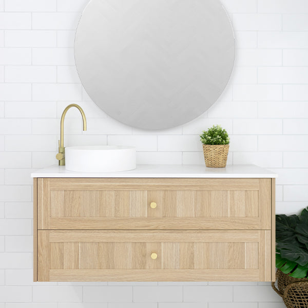Marquis Pier Wall Hung Vanity with Caesarstone, Vasari or Dekton Top