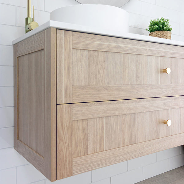 Marquis Pier Wall Hung Vanity with Caesarstone, Vasari or Dekton Top