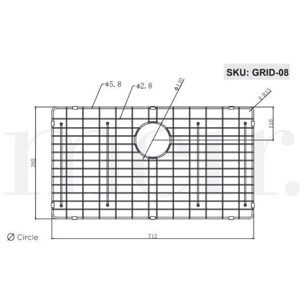 Technical Drawing: Meir Protection Grid for MKSP-S760440 - The Blue Space