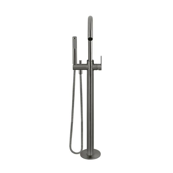 Meir Paddle Round Freestanding Bath Spout and Hand Shower Shadow