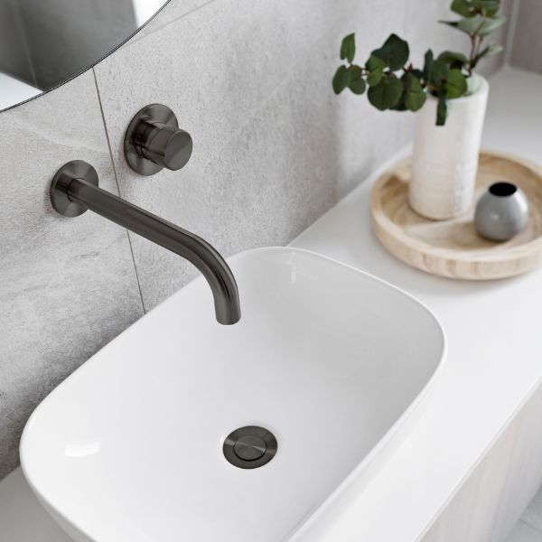 Meir Pinless Round Wall Mixer - Shadow