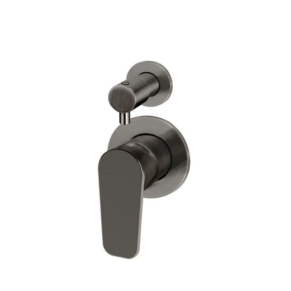 Meir Paddle Round Wall Mixer with Diverter Shadow