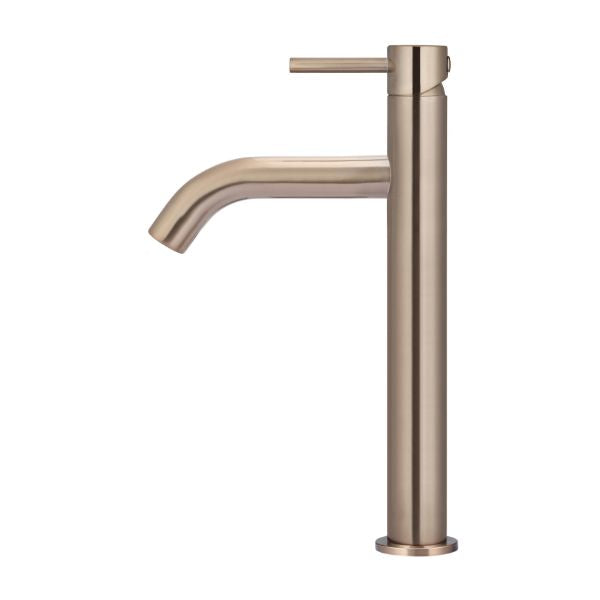 Meir Piccola Tall Basin Mixer - Champagne