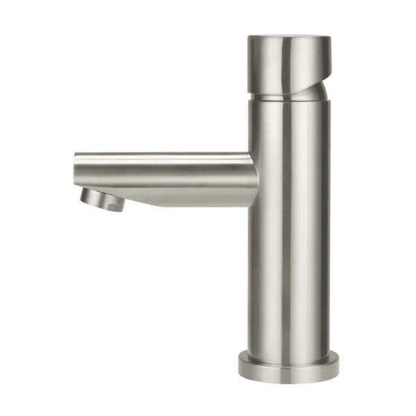 Meir Pinless Round Basin Mixer - Brushed Nickel