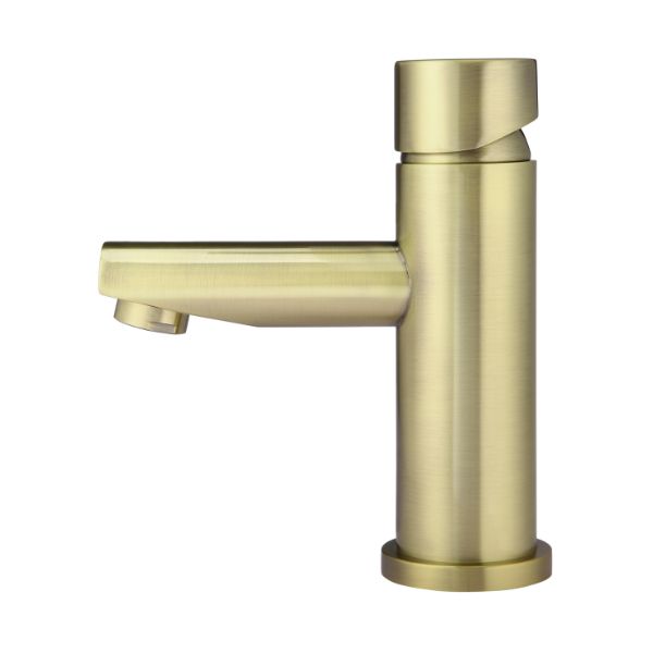 Meir Pinless Round Basin Mixer - Tiger Bronze