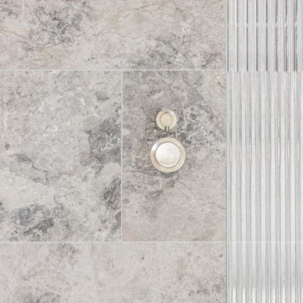 Meir Pinless Round Wall Mixer with Diverter Brushed Nickel