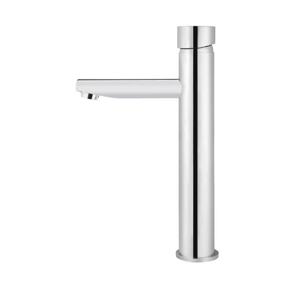 Meir Pinless Round Tall Basin Mixer - Chrome
