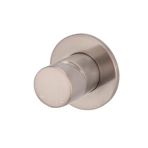 Meir Pinless Round Wall Mixer - Champagne