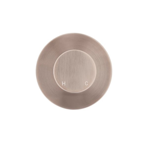 Meir Pinless Round Wall Mixer - Champagne
