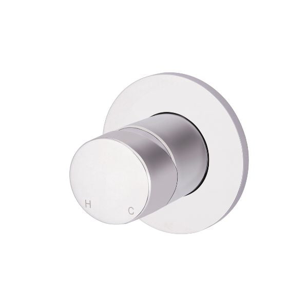 Meir Pinless Round Wall Mixer - Chrome