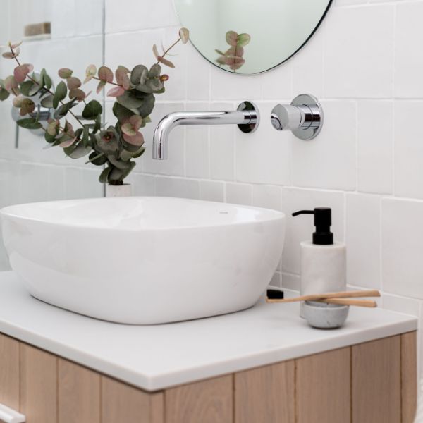 Meir Pinless Round Wall Mixer - Chrome