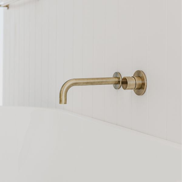 Meir Pinless Round Wall Mixer - Tiger Bronze