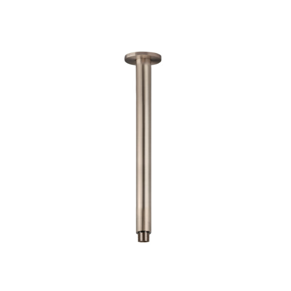 Meir Round Ceiling Shower Arm 300mm Champagne | The Blue Space
