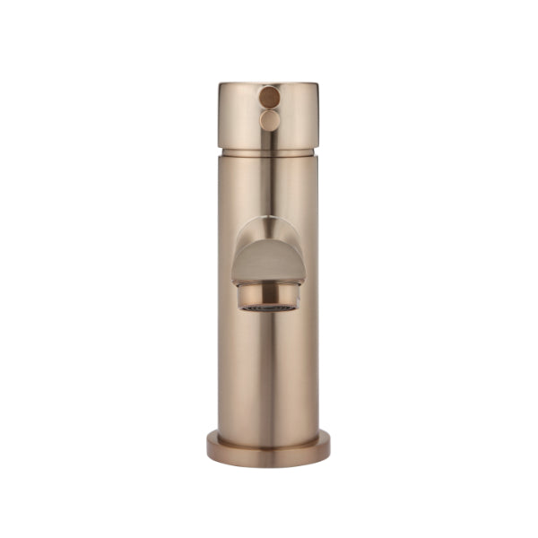 Meir Round Basin Mixer - Champagne