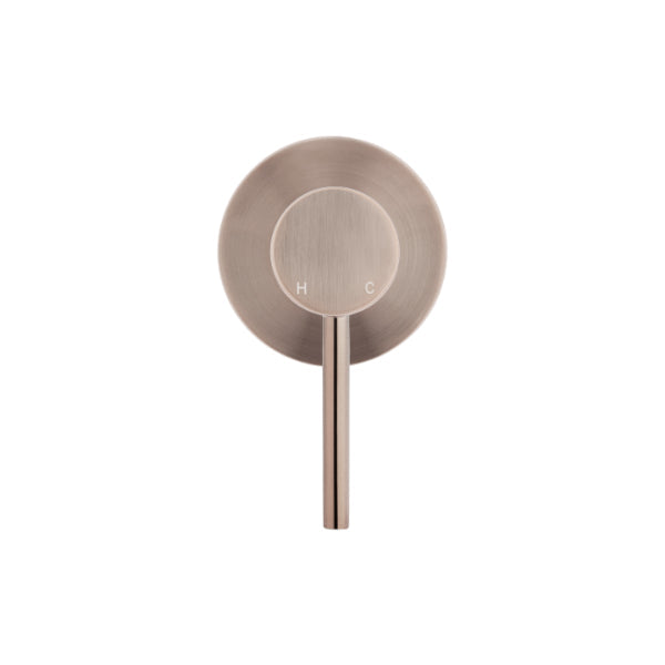 Meir Round Wall Mixer - Champagne