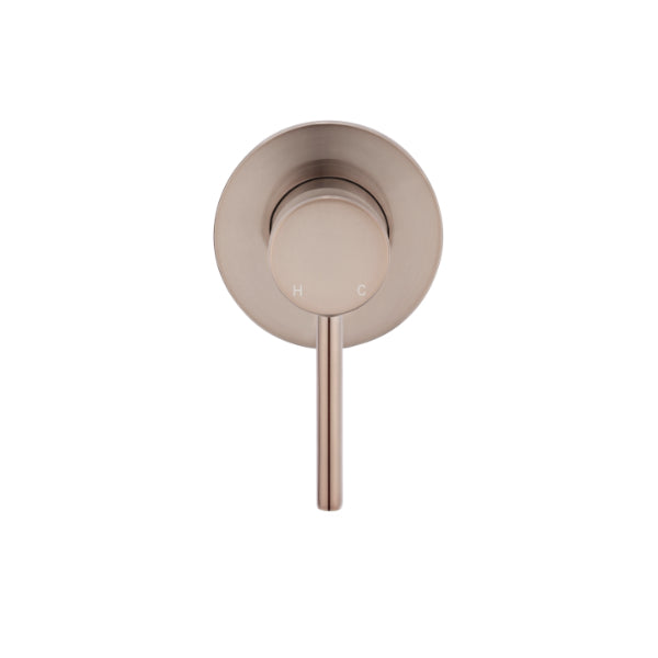 Meir Round Wall Mixer - Champagne