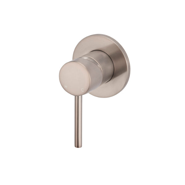 Meir Round Wall Mixer - Champagne