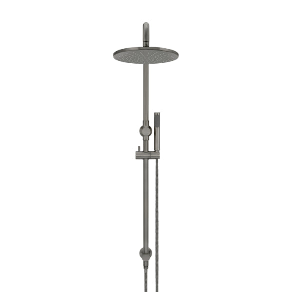 Meir Round Combination Shower Rail 300mm Rose & Hand Shower - Shadow