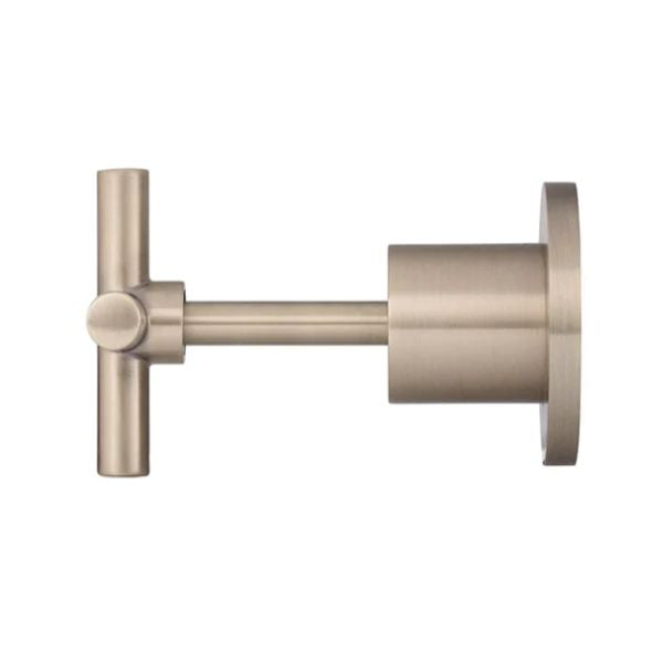 Meir Round Cross Handle Jumper Valve Wall Top Assemblies Champagne