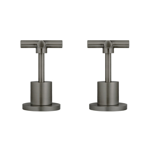 Meir Round Cross Jumper Valve Wall Top Assemblies Shadow