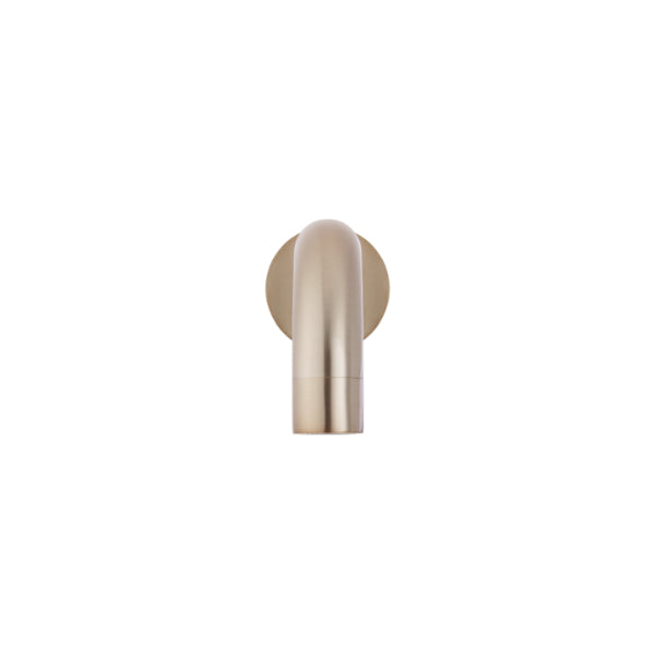 Meir Round Curved Spout 200mm Champagne