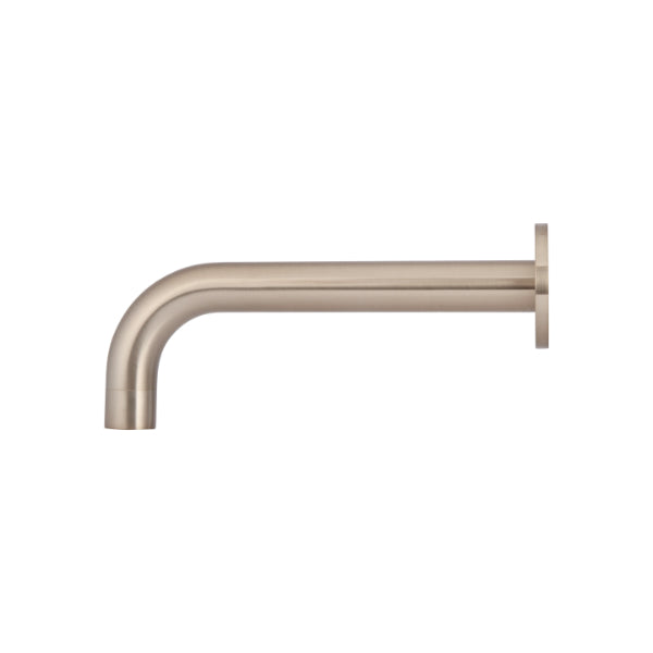 Meir Round Curved Spout 200mm Champagne