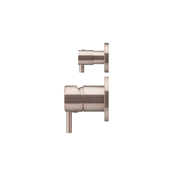 Meir Round Diverter Mixer - Champagne